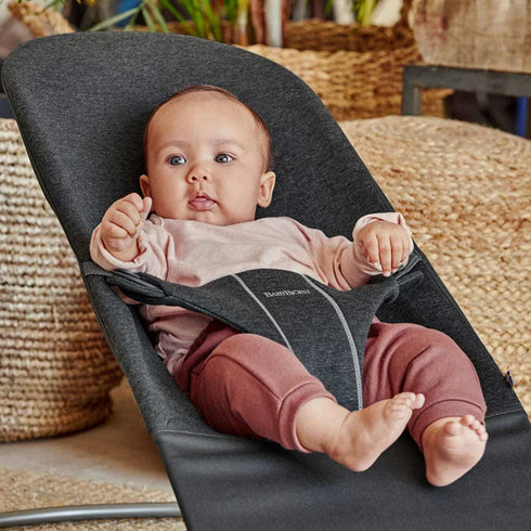 BabyBjörn Baby Bouncers BLISS 3D Jersey, Charcoal Grey